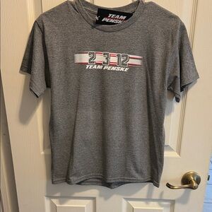 Gray Team Penske Graphic T-Shirt